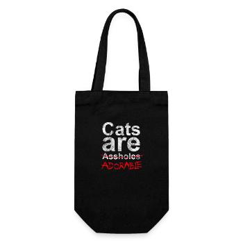 Adorable Cats 1 - Gift Bag for Bottles - black - Front