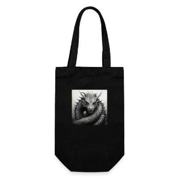 Dragon Protector - Gift Bag for Bottles - black - Front