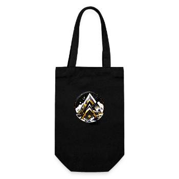 Space mountain - Gift Bag for Bottles - black - Front