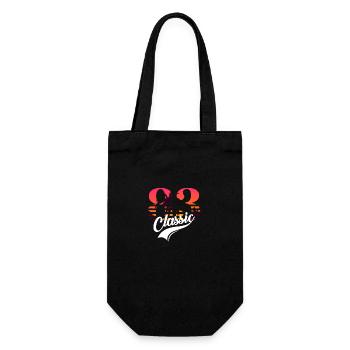Vintage 1983-83rd Birthday - Gift Bag for Bottles - black - Front
