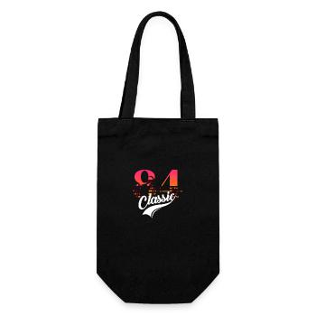 Jahrgang 1984-84th Anniversary - Geschenkbeutel für Flaschen - Schwarz - Vorne