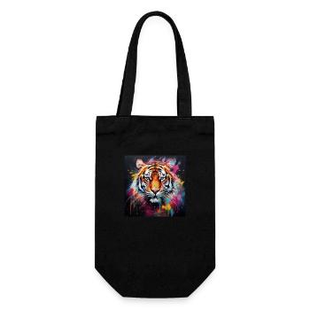 Tiger Tiger! - Gift Bag for Bottles - black - Front