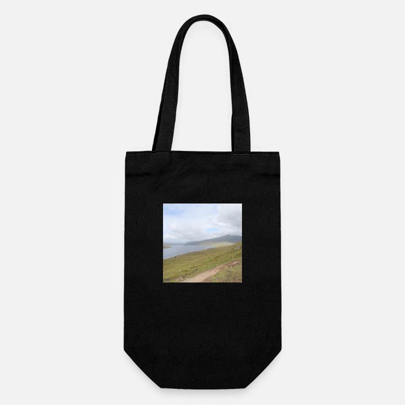 Iceland - Gift Bag for Bottles - black