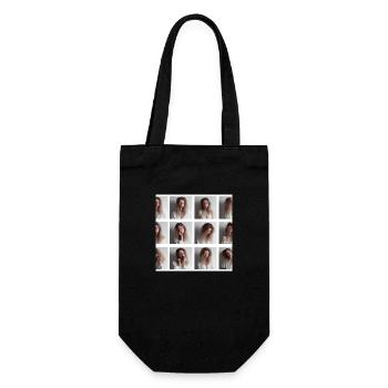 Fille endormie: Il est difficile de se réveiller le matin - Sac à bouteille - noir - Devant