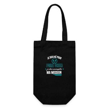 Mission de Chieur Accomplie - Sac à bouteille - noir - Devant