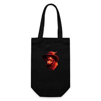 Peur du crâne, magie noire, cauchemar satanique - Sac à bouteille - noir - Devant