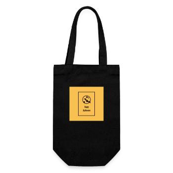 Happy Halloween - Gift Bag for Bottles - black - Front
