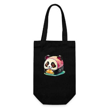 Sushi Panda - Sac à bouteille - noir - Devant