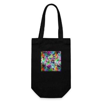 Galactic glow in the kaleidoscope of dreams - Gift Bag for Bottles - black - Front