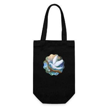 Dove of Peace - Gift Bag for Bottles - black - Front