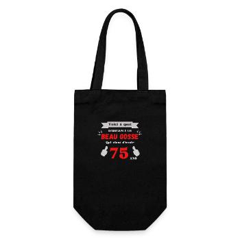 This Looks Like A Handsome Kid 75 - Gift Bag for Bottles - black - Front