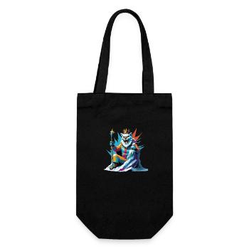 Snow King - Geschenkbeutel für Flaschen - Schwarz - Vorne