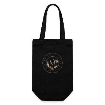 Montanina die Bewohner - Geschenkbeutel für Flaschen - Schwarz - Vorne