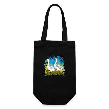 4619 - Gift Bag for Bottles - black - Front