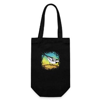 Oiseau - Sac à bouteille - noir - Devant