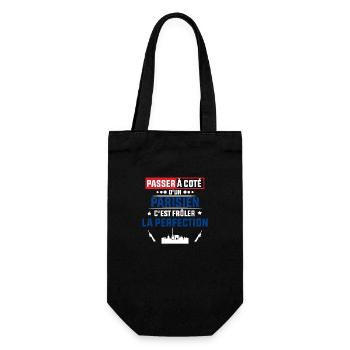Idée cadeau pour un Parisien - Sac à bouteille - noir - Devant