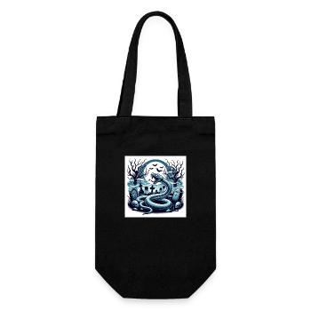 Snake Cemetery Halloween - Gift Bag for Bottles - black - Front