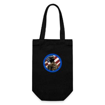 Veteran, Veteran, Waffenstillstand, Militär. - Geschenkbeutel für Flaschen - Schwarz - Vorne