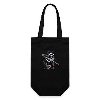 Samurai - Gift Bag for Bottles - black - Front