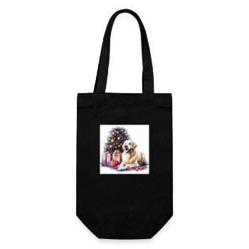 Goldie Christmas - Gift Bag for Bottles - black - Front