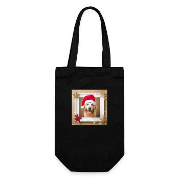 Goldie Christmas - Gift Bag for Bottles - black - Front