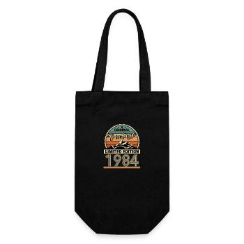 1984 - Geschenkbeutel für Flaschen - Schwarz - Vorne