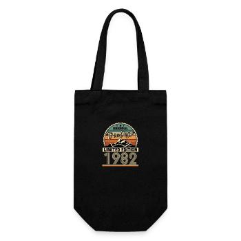 1982 - Gift Bag for Bottles - black - Front