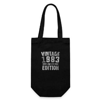 Vintage 1983 Limited Edition - Gift Bag for Bottles - black - Front