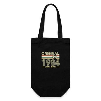 1984 - Geschenkbeutel für Flaschen - Schwarz - Vorne