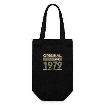 1979 - Geschenkbeutel für Flaschen - Schwarz - Vorne