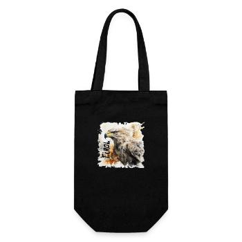 Tirol T-Shirt Tiroler Adler Steinadler - Geschenkbeutel für Flaschen - Schwarz - Vorne