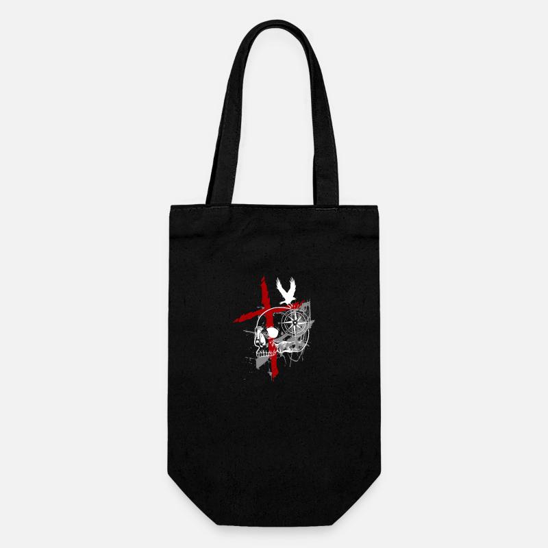 Style Tatouage Style Horreur Cool - Sac à bouteille - noir