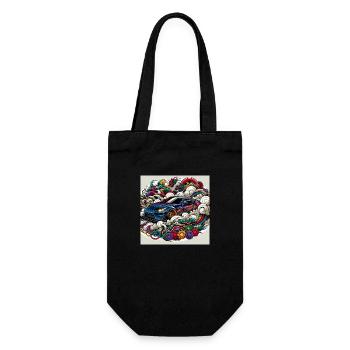 350Z Car Drift JDM - Gift Bag for Bottles - black - Front