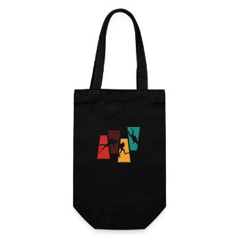 Plongée sous-marine rétro vintage - idée cadeau - Sac à bouteille - noir - Devant