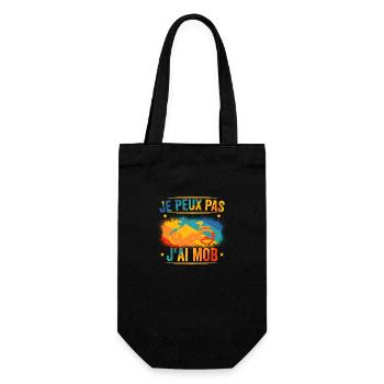 Je Peux Pas J'ai Mob - Mobylette - Sac à bouteille - noir - Devant