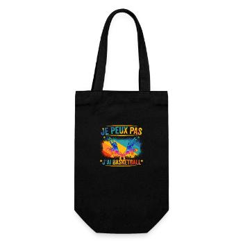 Je peux pas j'ai Basketball - Sac à bouteille - noir - Devant