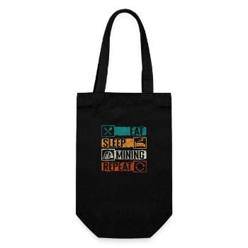 Miner Stones - Gift Bag for Bottles - black - Front