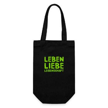 das ist mir wichtig - Geschenkbeutel für Flaschen - Schwarz - Vorne