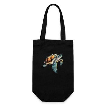 Conception sous-marine de tortue pour les plongeurs - Sac à bouteille - noir - Devant