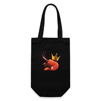 Shrimp - Gift Bag for Bottles - black - Front