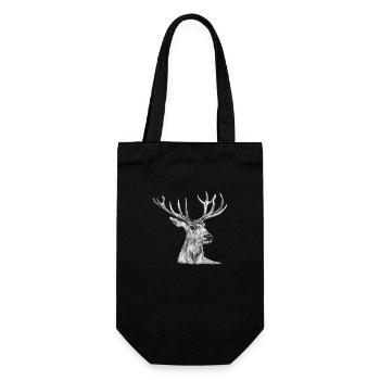 Cerf - Sac à bouteille - noir - Devant