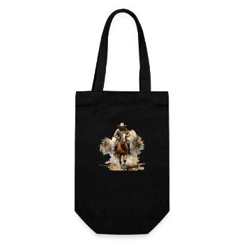 Cowboys et rodéo - Sac à bouteille - noir - Devant
