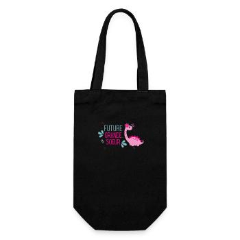 Future grande sœur - annonce grossesse - Sac à bouteille - noir - Devant