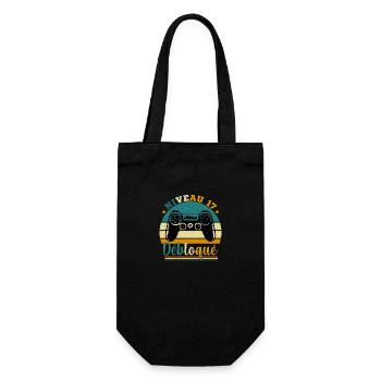 Niveau 17 Débloqué - Gamer Anniversaire 17 ans - Sac à bouteille - noir - Devant