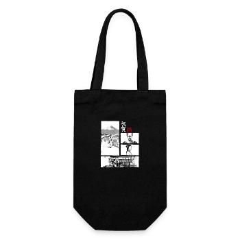 omedeto for dark - Gift Bag for Bottles - black - Front