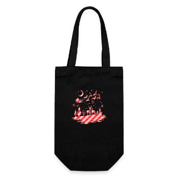 Noël Noël Père Noël vacances coquines hiver - Sac à bouteille - noir - Devant