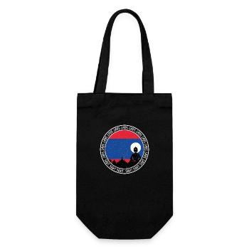 Laos Lao Laotien drapeau Temple Lao I cadeau - Sac à bouteille - noir - Devant