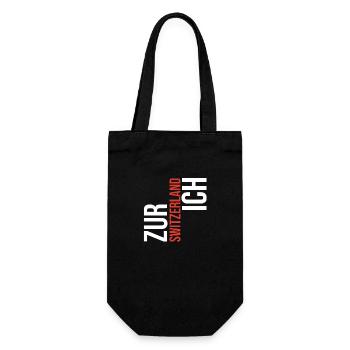 Zurich Switzerland Zürich Schweiz - Gift Bag for Bottles - black - Front