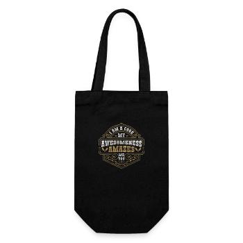 Kitchen Hobby Delicious Cook - Gift Bag for Bottles - black - Front