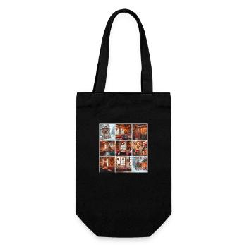 Winter Cafe - Gift Bag for Bottles - black - Front